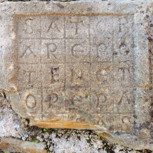 The Sator Square of Brusaporto Castle