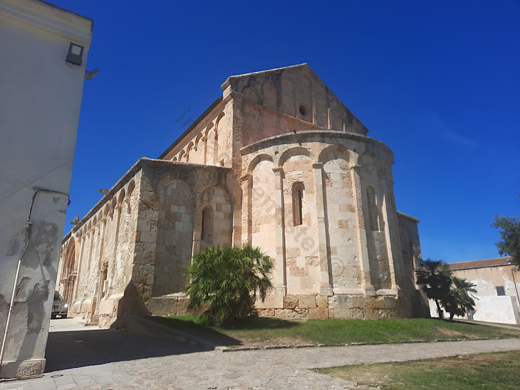 The apse of the Basilica of Saint Gavino in Porto Torres