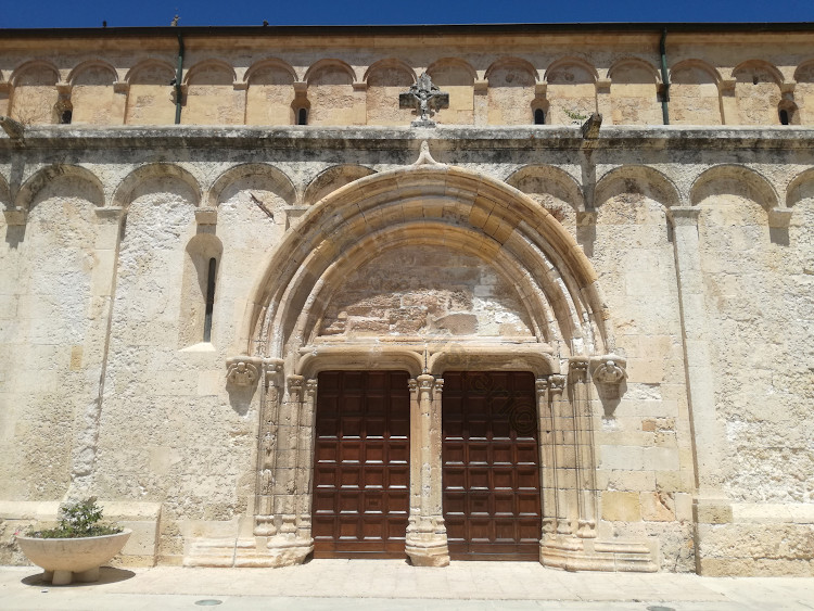 The Aragonese portal of the basilica of Saint Gavino
