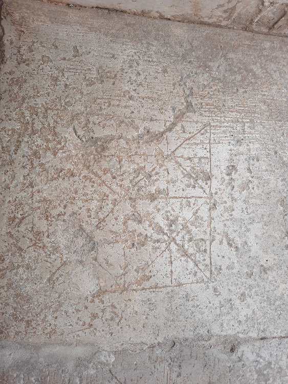 A sacred centre in the cloister of the Cistercian Abbey of Abbey of Fossanova