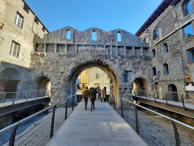 The Porta Praetoria in Aosta