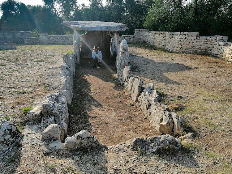 The Dromos of the Dolmen of La Chianca