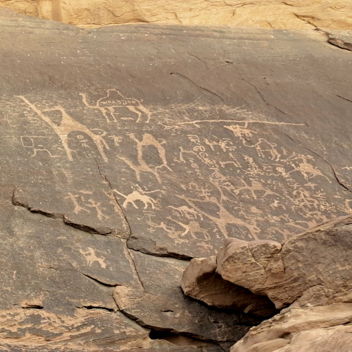 The petroglyphs of Wadi Rum, signs and images in the desert