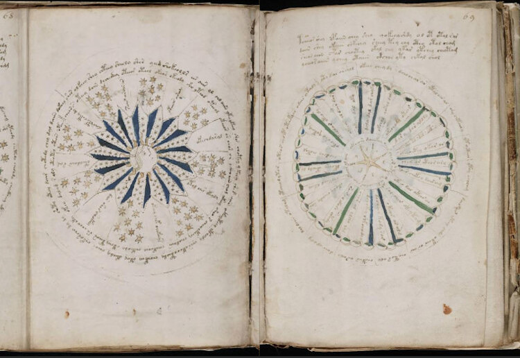 Manoscritto Voynich, pagine 68v-69r