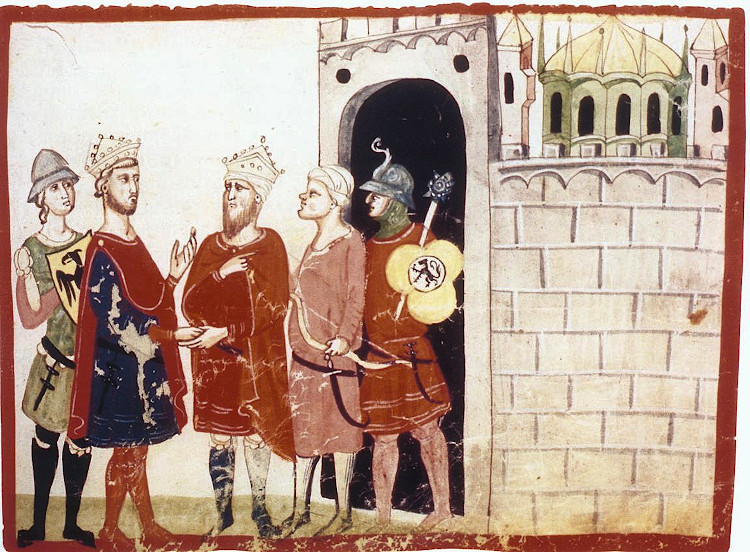 Federico II e al-Malik al-Kamil nella Nova Cronica di Giovanni Villani