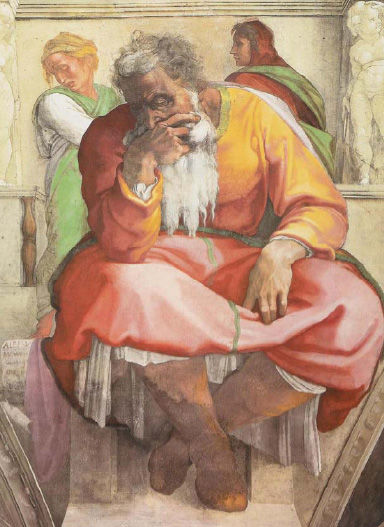 Geremia di Michelangelo nella Cappella Sistina
