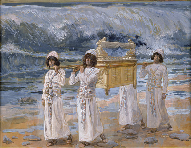 L'Arca attraversa il Giordano di Tissot
