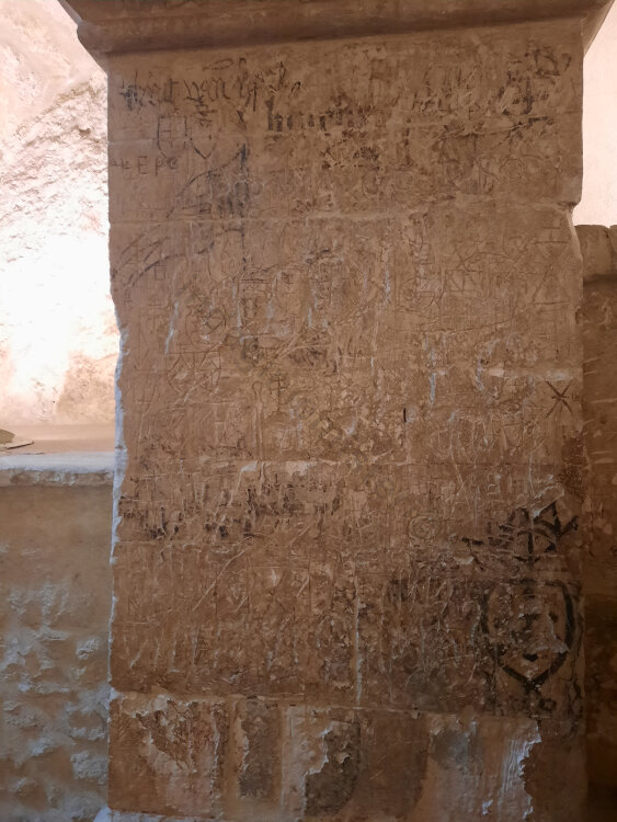 Iscrizioni nel Santuario di San Michele sul Gargano