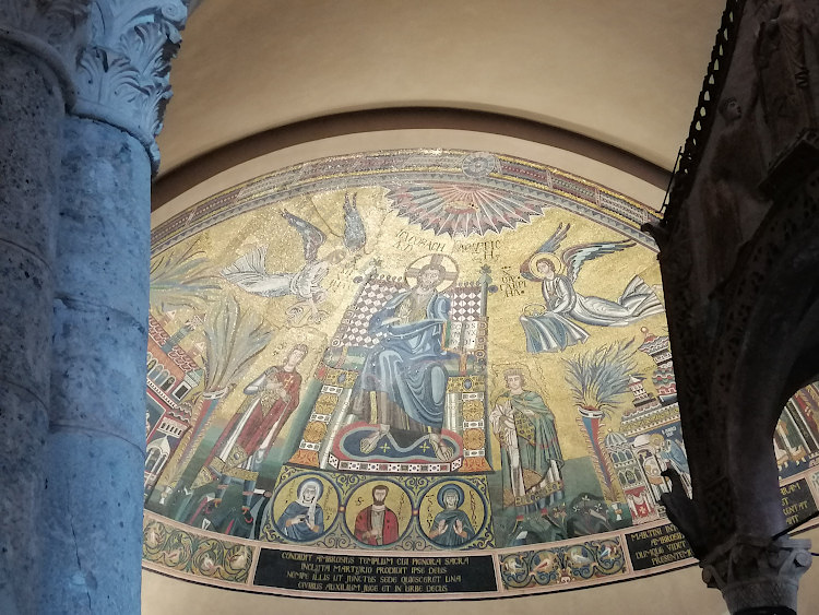 Il mosaico del catino absidale di Sant'Ambrogio