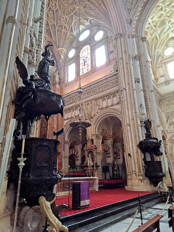 Il presbiterio della Mezquita di Cordova