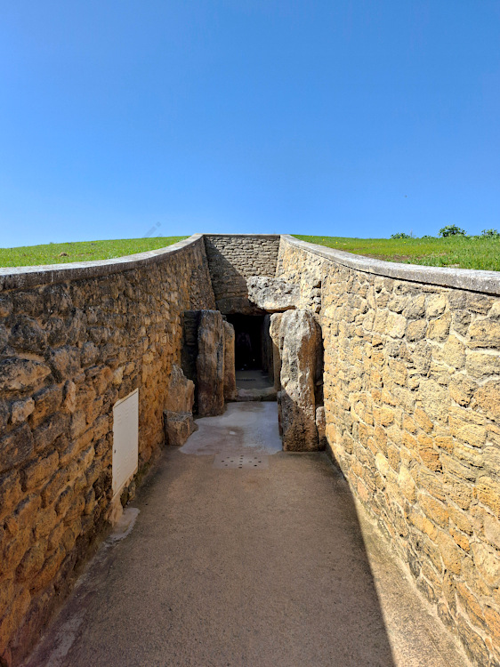 Il corridoio del Dolmen di Viera ad Antequera
